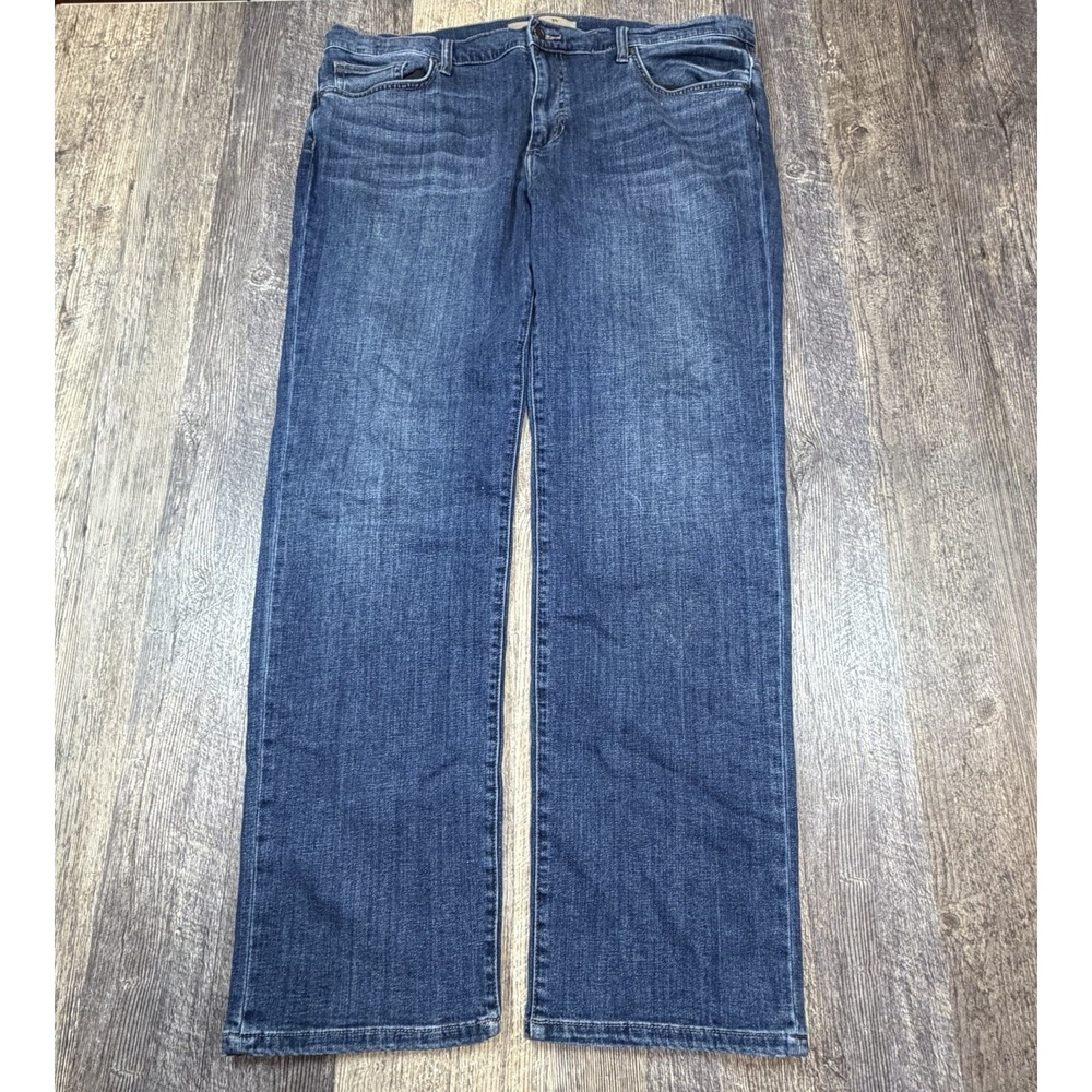Joe's Jeans Mens 40x32 Straight Leg Blue Denim Soft Stretch Classic Medium Wash - Picture 2 of 12
